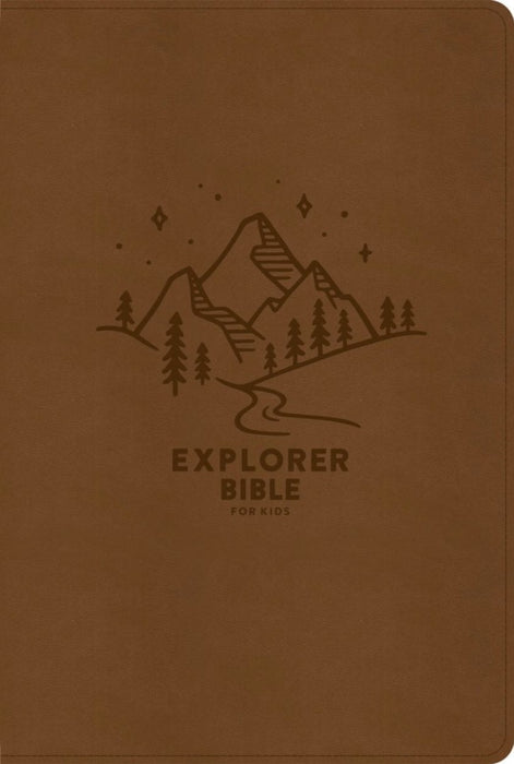 KJV Explorer Bible For Kids, Brown Leathertouch