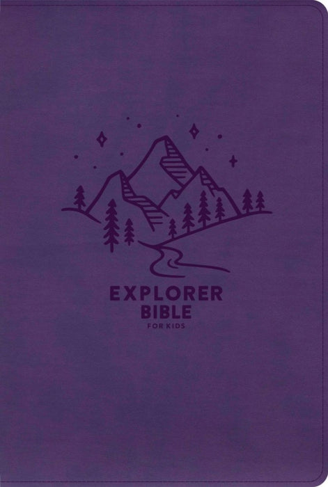KJV Explorer Bible For Kids, Purple Leathertouch, Indexed