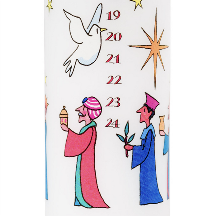 Wise Men Pillar Candle