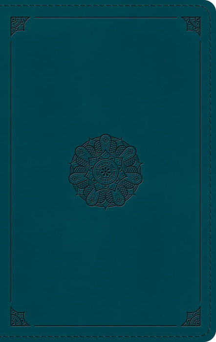 ESV Large Print Personal Size Bible (Trutone, Deep Teal)