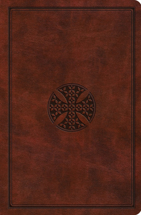 ESV Value Compact Bible (Trutone, Chestnut, Mosaic Cross Des