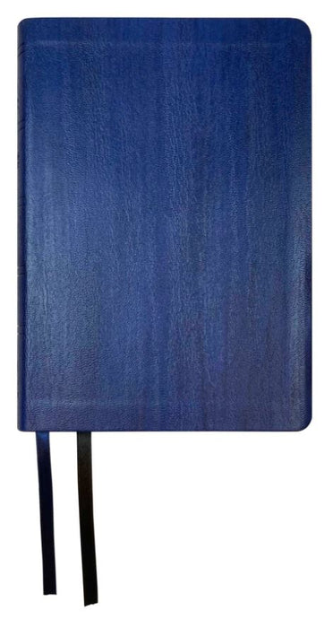 NASB 2020 Large Print Compact Bible, Blue, Leathertex