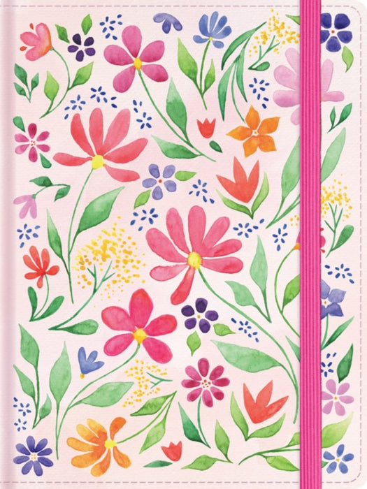 Rvr 1960 Biblia De Apuntes TamañO Personal, Floreada, Tela I