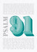 Psalm 91 - Modern Christian Typographic - A4 Print - Green