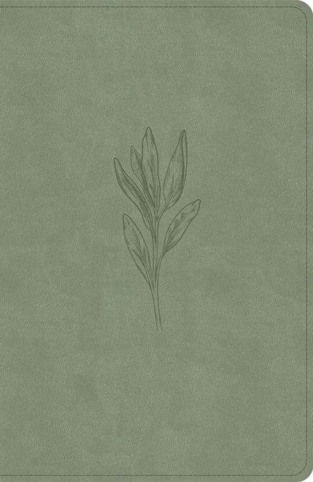 NASB Large Print Personal Size Reference Bible, Sage