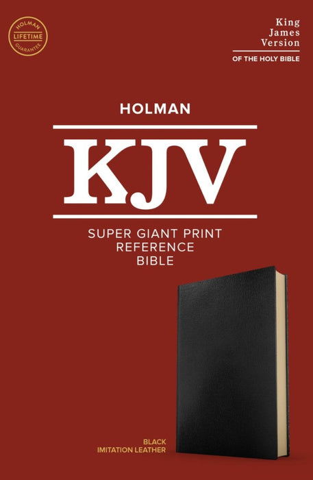 KJV Super Giant Print Reference Bible, Black