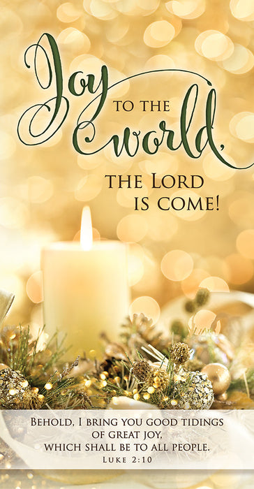 Joy To The World Offering Env - Christmas  (Pack Of 100)