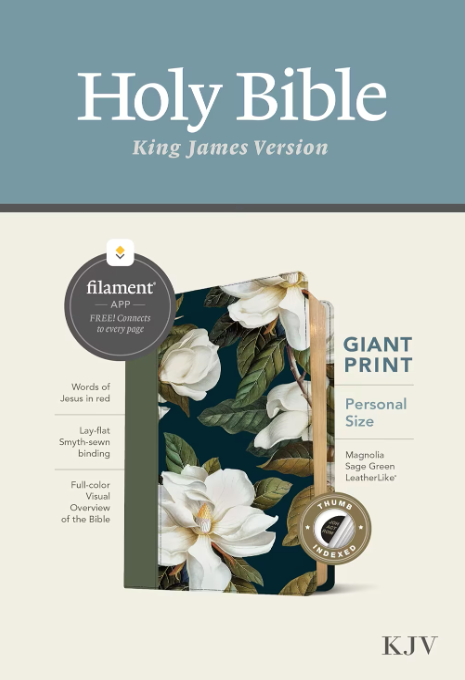 KJV Personal Size Giant Print Bible, Filament-Enabled