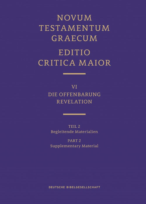 Novum Testamentum Graecum, Editio Critica Maior VI/2