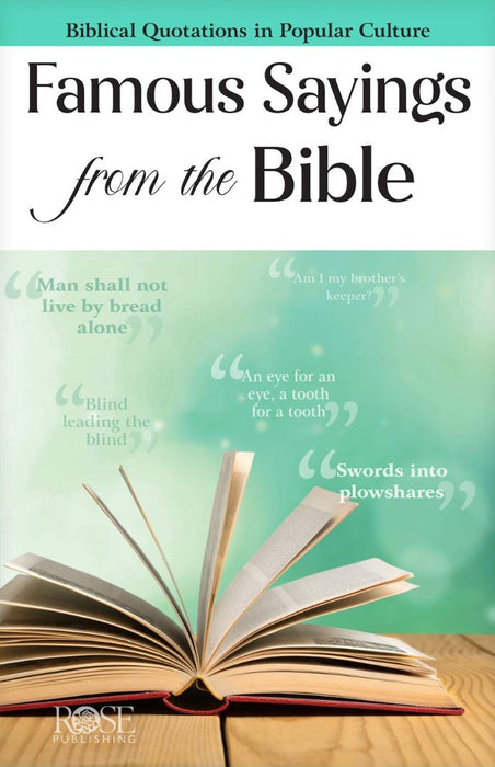 Famous Sayings From The Bible (Individual Pamphlet)