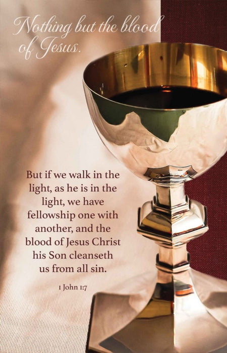 Communion Bulletin: Nothing But the Blood (Package of 100)