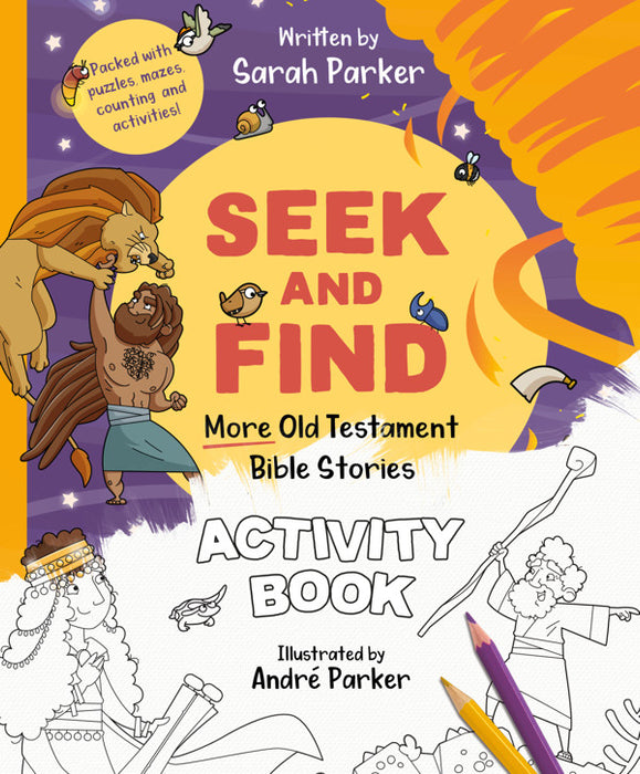 Seek And Find: More Old Testament Bible Stories Activity Bk