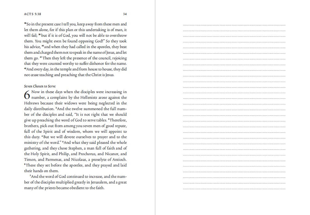 ESV Scripture Journal: Acts (Saved Edition)