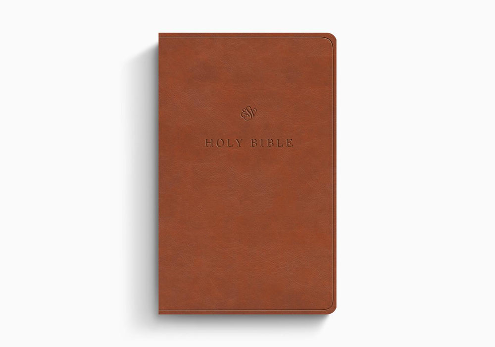 ESV Value Thinline Bible (Trutone, English Saddle)