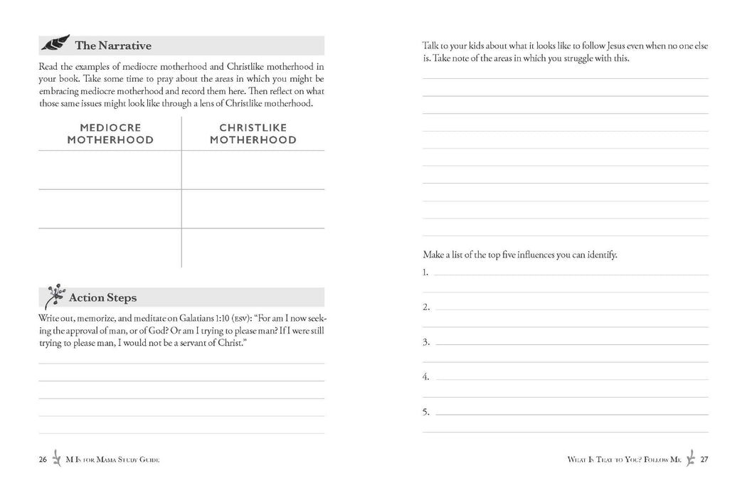 M Is For Mama Study Guide