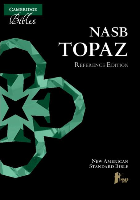 NASB Topaz Reference Bible, Dark Blue Goatskin Leather