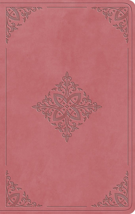 ESV Large Print Value Thinline Bible, Blush Rose