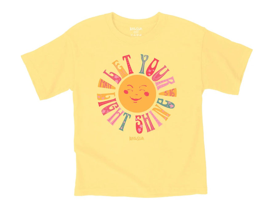 Let Your Light Shine Kids T-Shirt, 3T