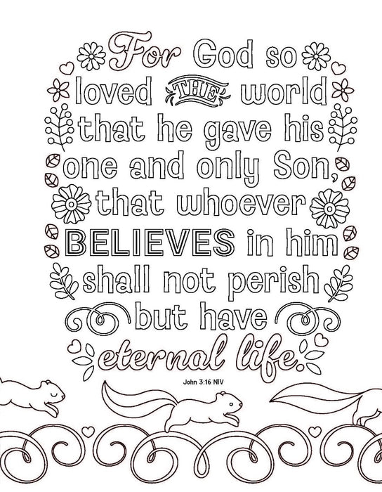 Color the Bible for Girls