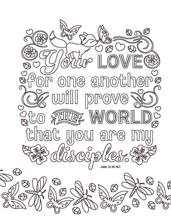 Color the Bible for Girls