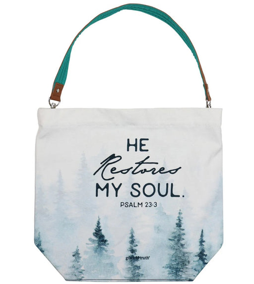 He Restores Tote Bag