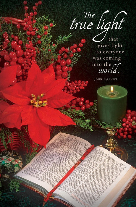 Christmas The True Light Bulletin (pack of 100)