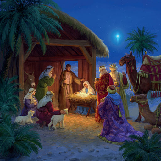 Compassion Charity Christmas Cards: Stable Scene (10 Pack)