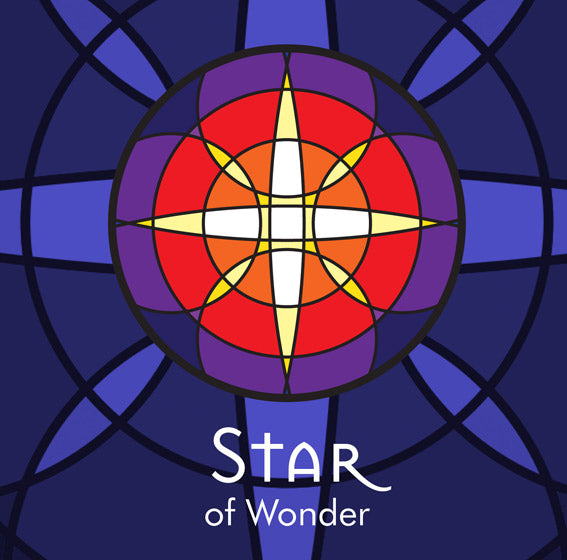Christmas Boxed Cards: Stained Glass (Pack Of 16)