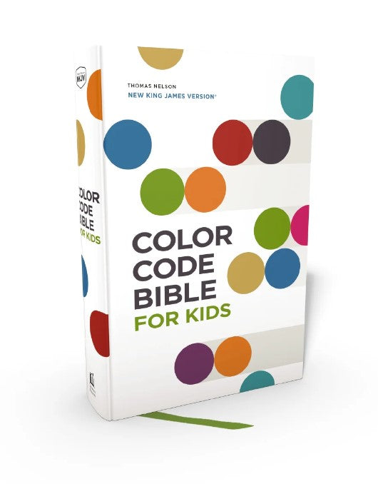 NKJV Color Code Bible for Kids, Hardcover, Comfort Print