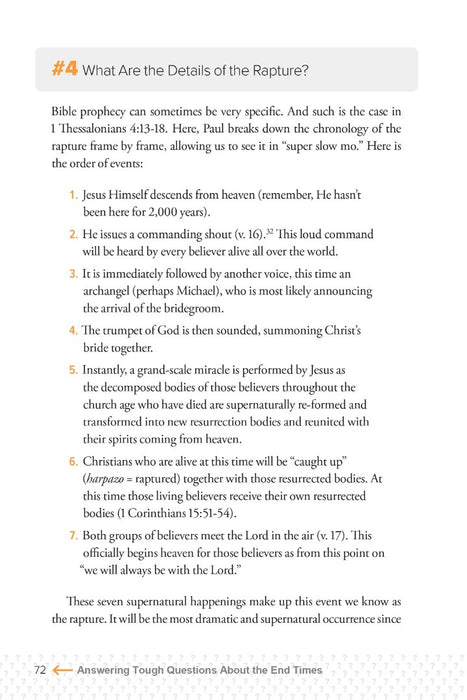 Answering Tough Questions About Bible Prophecy