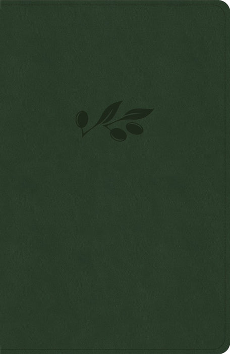 KJV Personal Size Giant Print Bible, Olive Indexed