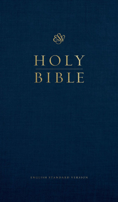 ESV Church Bible, Large Print, Hardcover, Blue