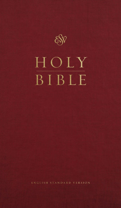 ESV Church Bible, Large Print, Hardcover, Burgundy