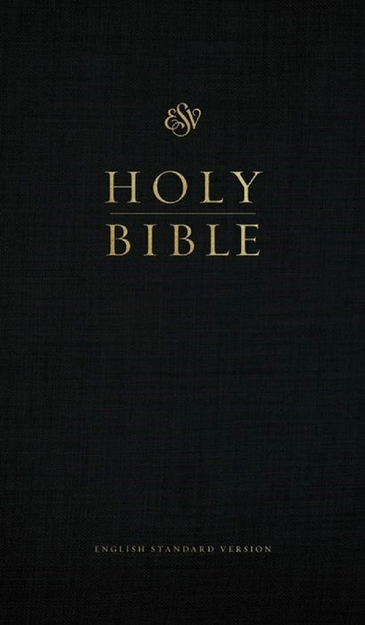ESV Church Bible, Large Print, Red Letter, Black