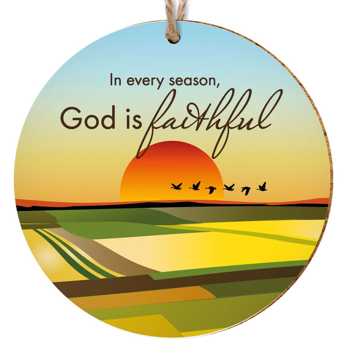 God Is Faithful Ceramic Hanging Decoration