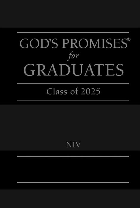 God's Promises for Graduates: Class of 2025, Black NIV