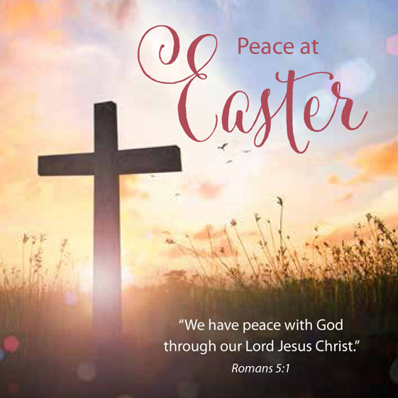 Easter Mini Cards - Peace At Easter (Pack Of 5)
