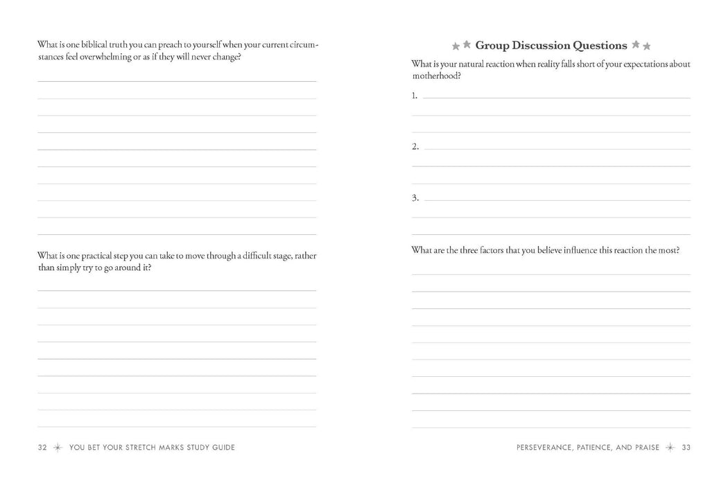 You Bet Your Stretch Marks Study Guide