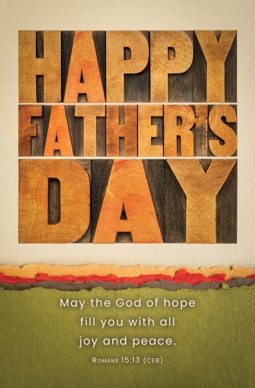 Father's Day Romans 15:13 Bulletin (pack of 100)