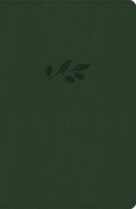 NASB Personal Size Giant Print Bible, Olive, Indexed