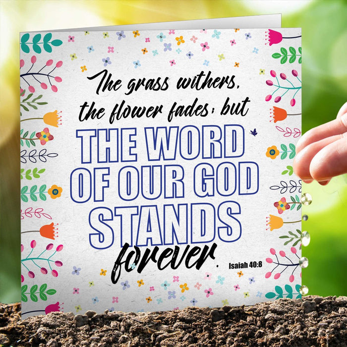 Word Of God Seeded Card