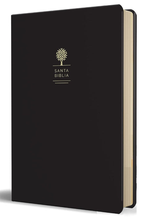 Rvr60 Biblia Tamaño Grande, Letra Grande, Piel Negra