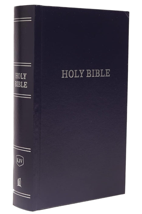 KJV Pew Bible, Hardcover, Blue, Red Letter, Comfort Print