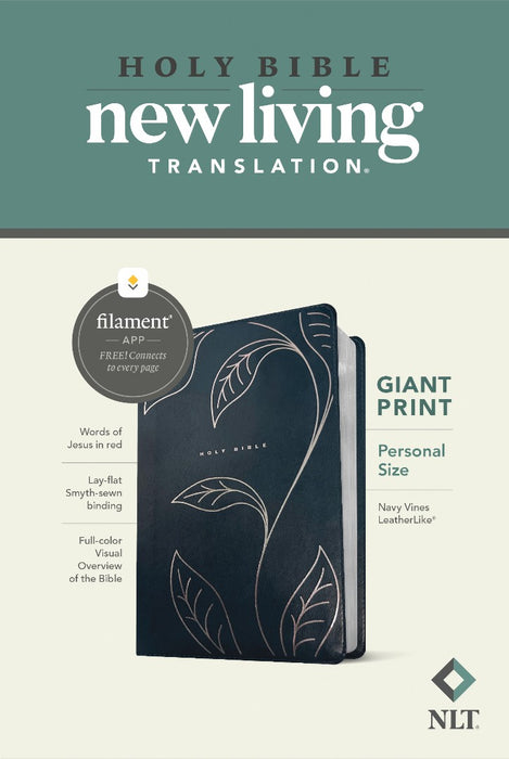 NLT Personal Size Giant Print Bible, Filament Enabled