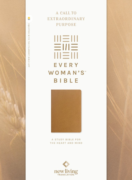 NLT Every Woman's Bible, Filament Enabled, Camel