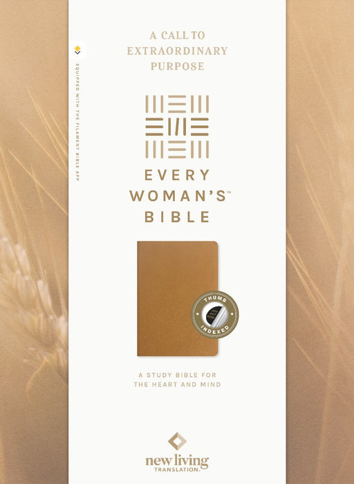 NLT Every Woman's Bible, Filament Enabled, Camel Indexed