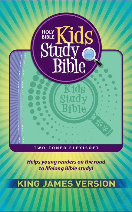 KJV Kids Study Bible, Purple/Green, Red Letter