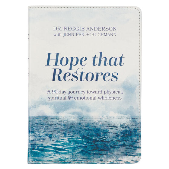 Hope That Restores White Faux Leather Devotional