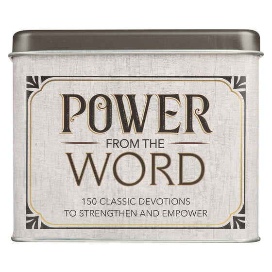 Power From The Word Devotional Cards In A Tin