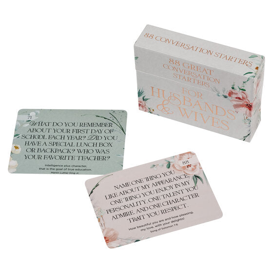 88 Great Conversation Starters For Husbands And Wives